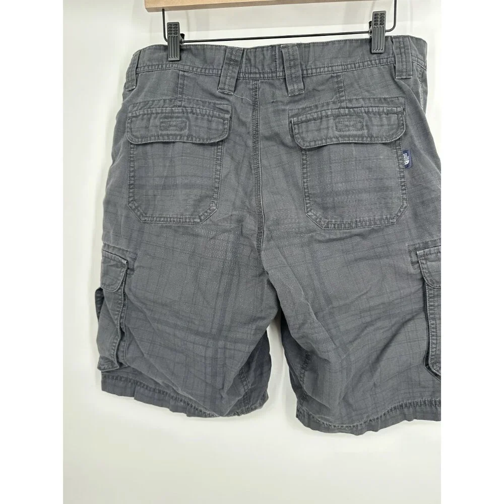 The North Face Men's Cargo Shorts Gray Plaid Size‎ 34 Regular